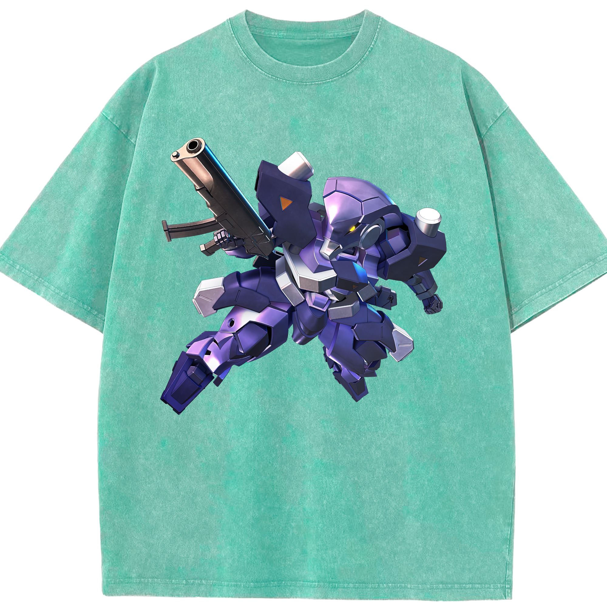 （画像用） 機動戦士ガンダム Mobile Suit Gundam 綿100% ヴィンテージ風 半袖Tシャツ（フロントプリント）